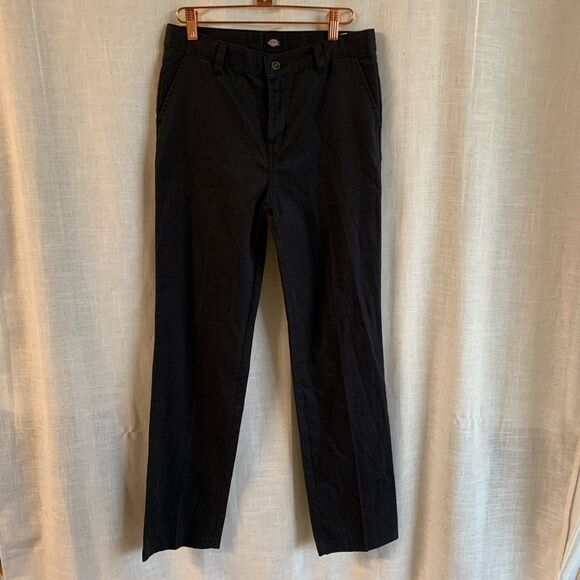 Straight Leg Pants Dickies Womens Size 16 Mid Rise Cotton Blend Workwear Utility - Picture 14 of 15